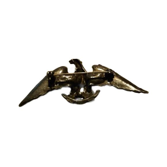 Vintage Pewter Eagle Brooch - Picture 3 of 8